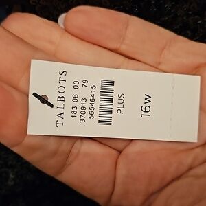 Talbots black sequin jumper